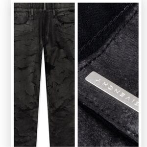 GIVENCHY Crackled Paint Denim Slim Paint crackled integral zip denim 32 $1050